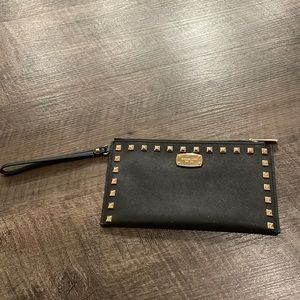michael kors studded pouch